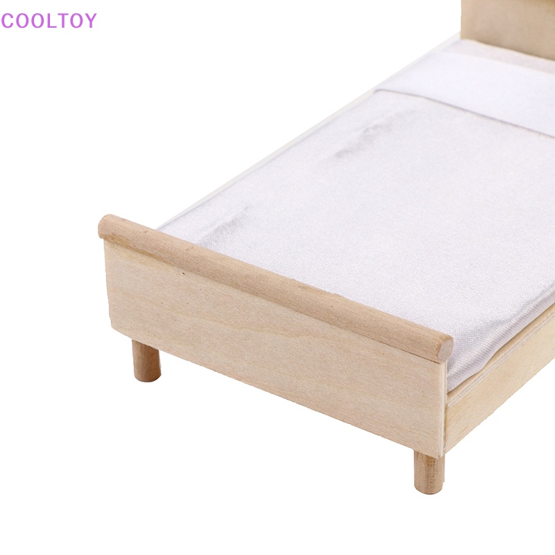 Mô Hình Giường Ngủ Mini Tỉ Lệ 1: 12 Trang Trí Nhà Búp Bê