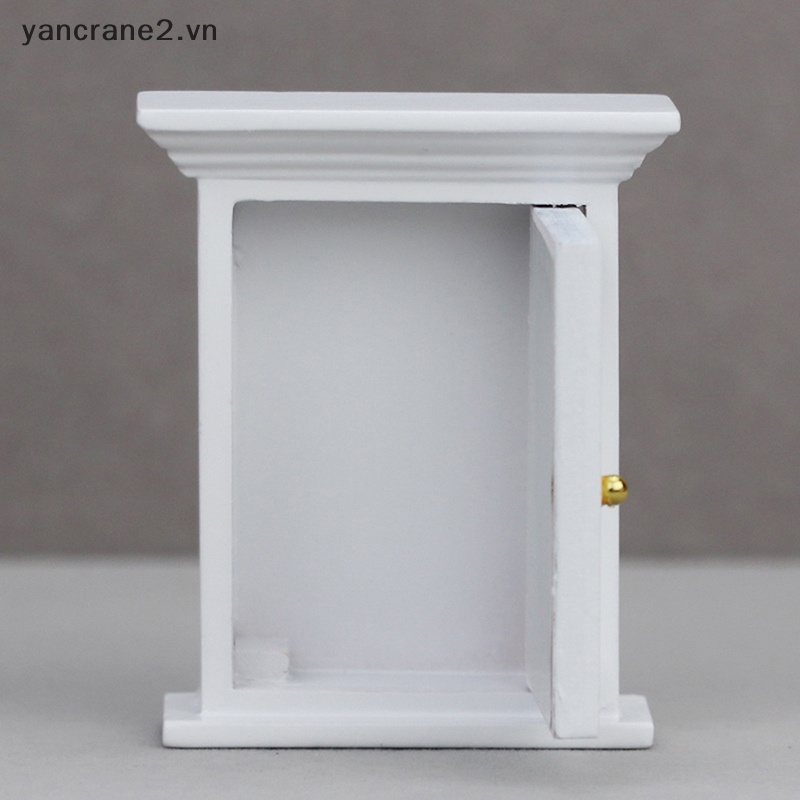 Mô Hình Tủ Trung Hoa Cổ Điển Thu Nhỏ {YAN2} 1 / 12 Có Gương Cho Nhà Búp Bê {yancrane2.vn}