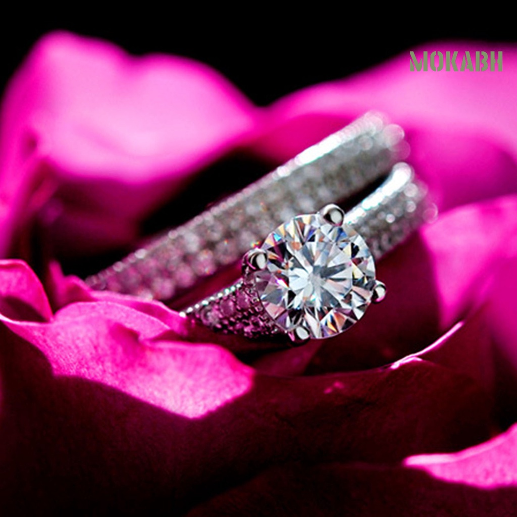 Bộ 2 Vòng Đeo Tay Đính Đá Lấp Lánh Thời Trang Cho Đám Cưới