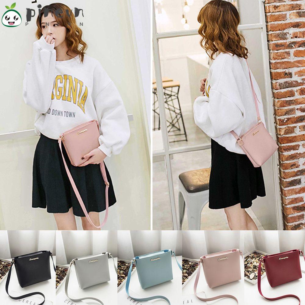 Túi Da PU Đeo Chéo Đa Năng Thời Trang