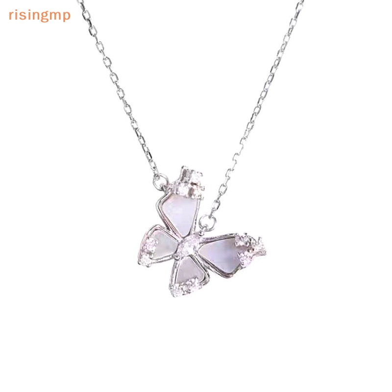 Vòng cổ Mặt Hình Bướm Đính Đá Zircon Thời Trang Cho Nữ