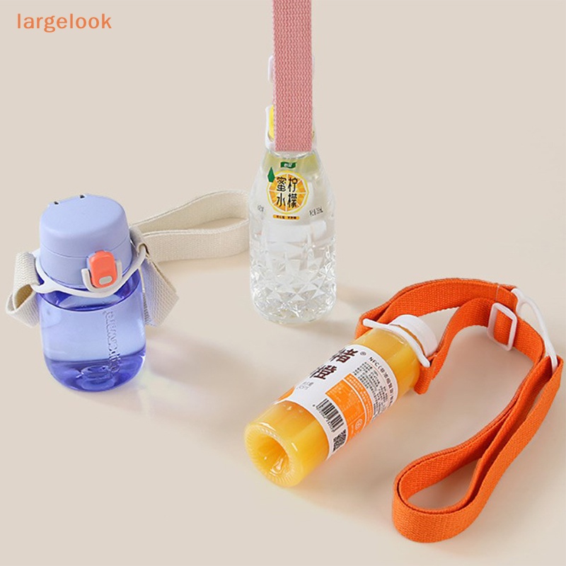 Dây Đeo Bình Nước Bằng Cotton Hai Lỗ Chống Rơi Tùy Chỉnh Tiện Dụng