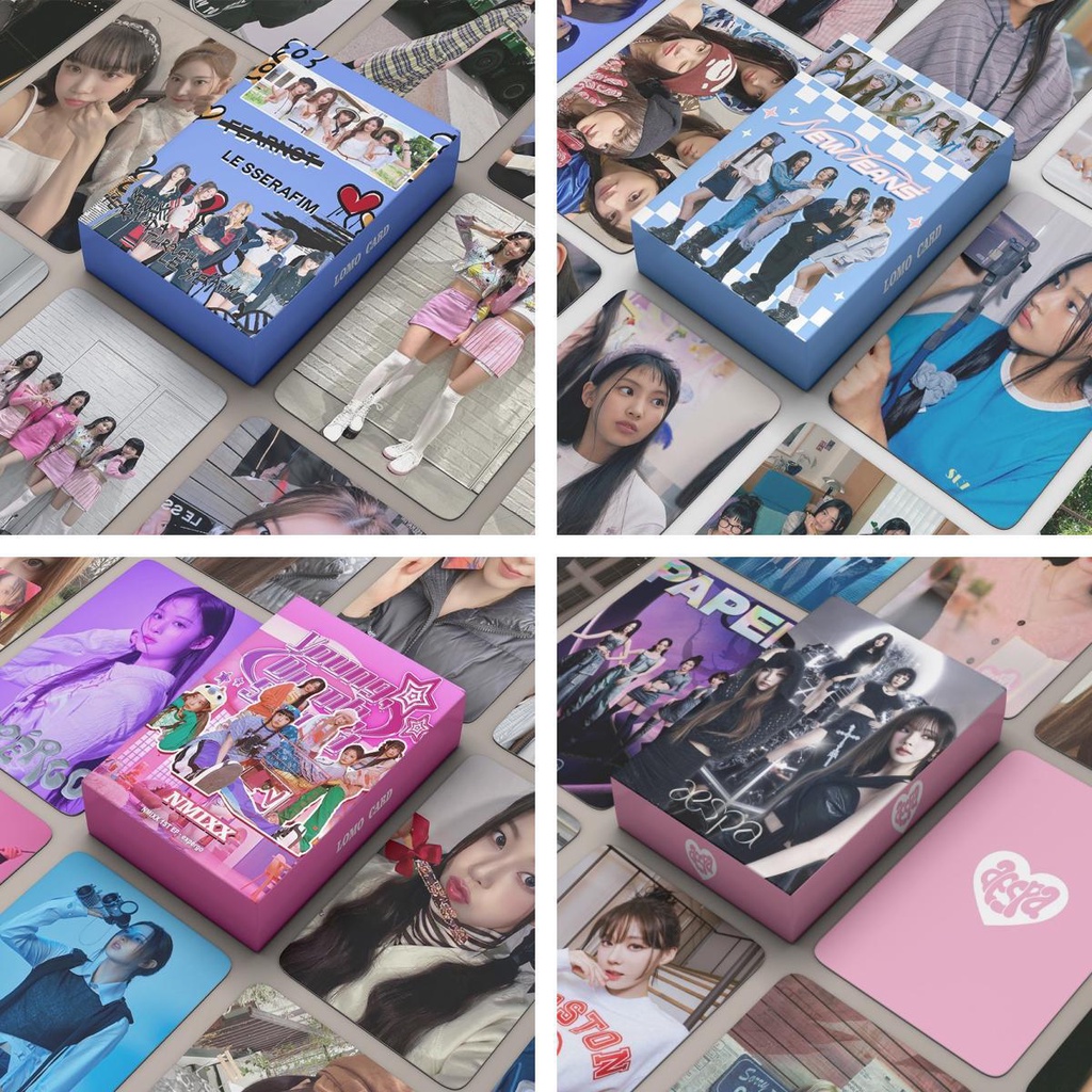 Hộp 55 Tấm Ảnh lomo Card Nhóm Nhạc Hàn Quốc Blackpink