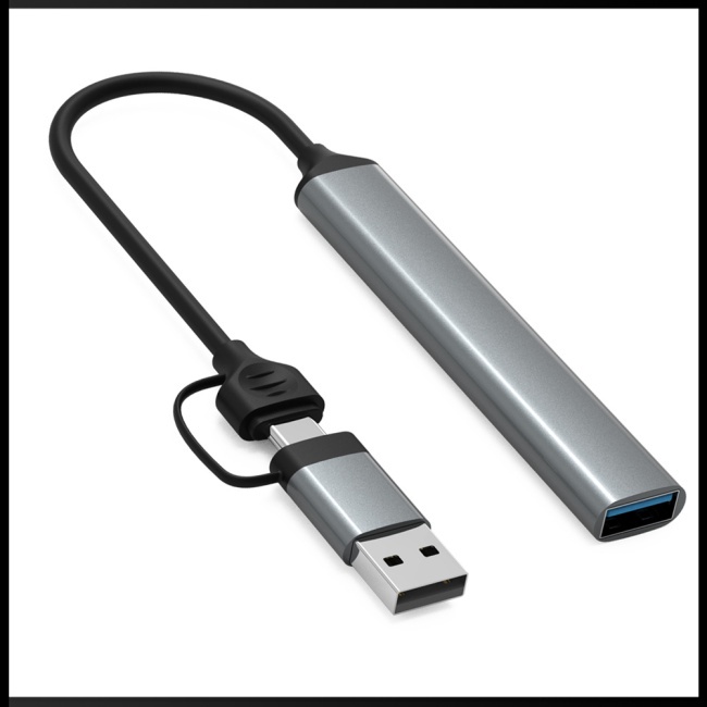 Bộ Chia Cổng Usb Type C 4 Trong 1 3.0 Cho Notebook Laptop Điện Thoại