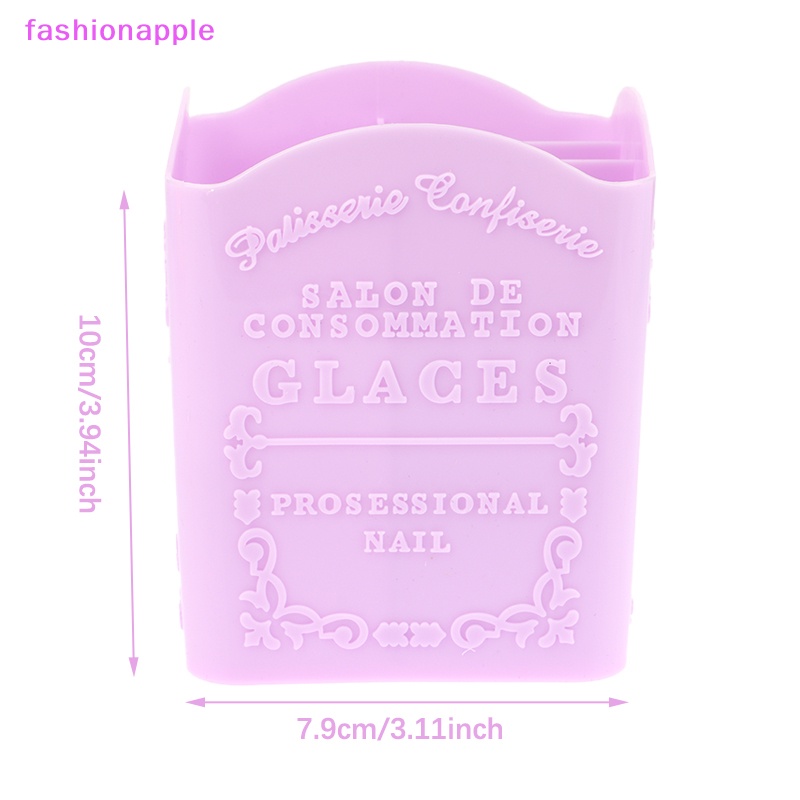 Hộp 4 Ngăn Đựng Cọ Vẽ Trang Trí Móng Tay