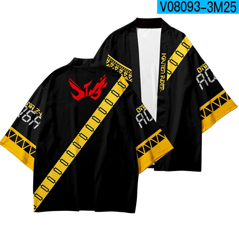 Áo Khoác kimono Nhật Bản Dáng Rộng Tay Lửng Hóa Trang Nhân Vật kamen rider zi-o Thời Trang harajuku vintage Cỡ s-4xl