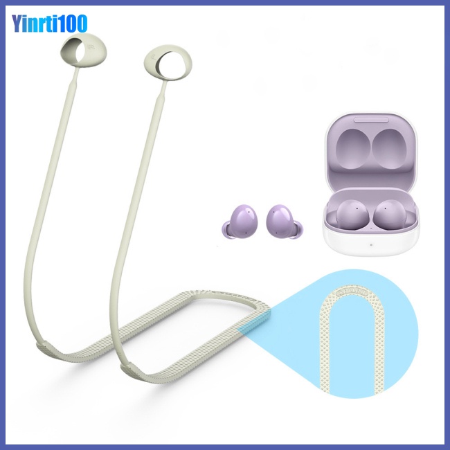 Dây Đeo Cổ Bằng Silicon Chống Thất Lạc Cho Tai Nghe Samsung Galaxy Buds 2