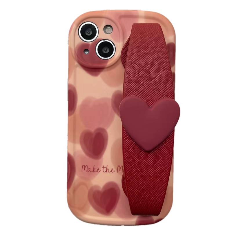 Ốp Điện Thoại Họa Tiết Trái Tim Cho iPhone14 14promax 14pro 14plus 13 13promax 13pro 12 12promax 12pro 11 x / xs xr 7plus