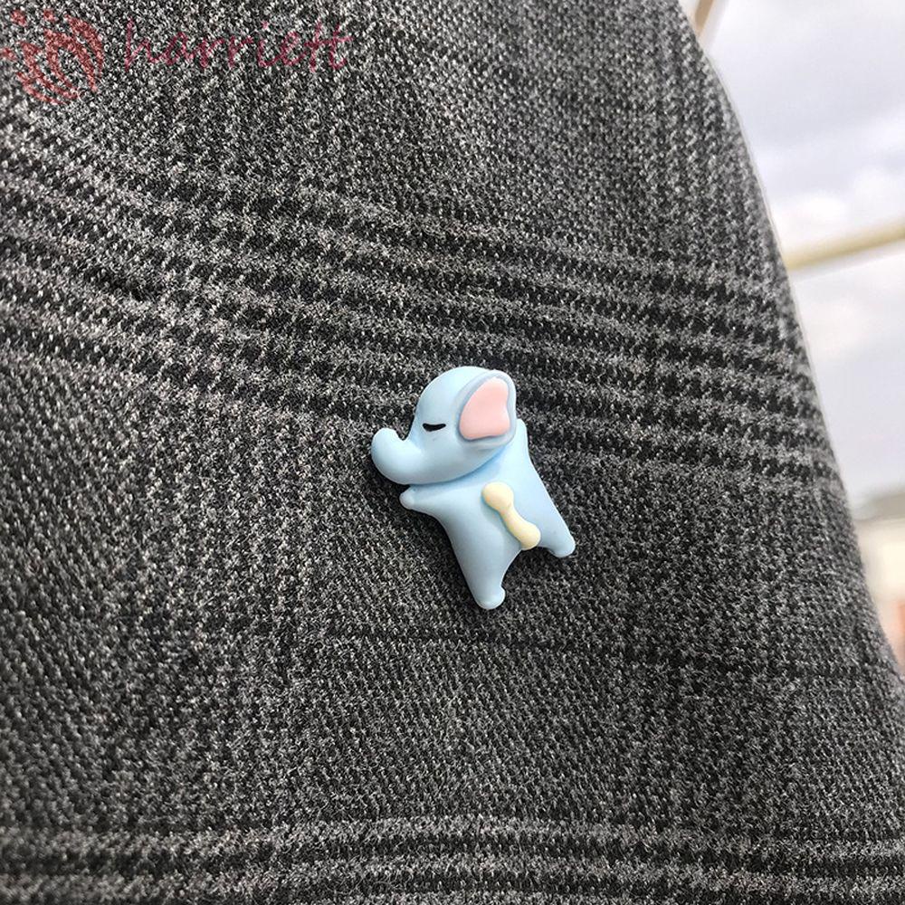 Huy Hiệu Cài Áo Hình Thỏ / Vịt 3D Bằng Nhựa Resin Kiểu Hàn Quốc Cá Tính Thích Hợp Làm Quà Tặ