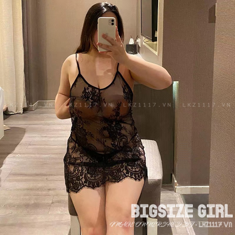 Đồ ngủ sexy gợi cảm xuyên thấu Bigsize Ren Cỡ Lớn Gợi Cảm Đóng Vai Hóa Trang Cô Gái Thỏ Đóng Vai Một Mảnh Mặc Ngủ Kích Thước Lớn Có Thể Mặc Đồ Ngủ Ren Trong Suốt quyến rũ