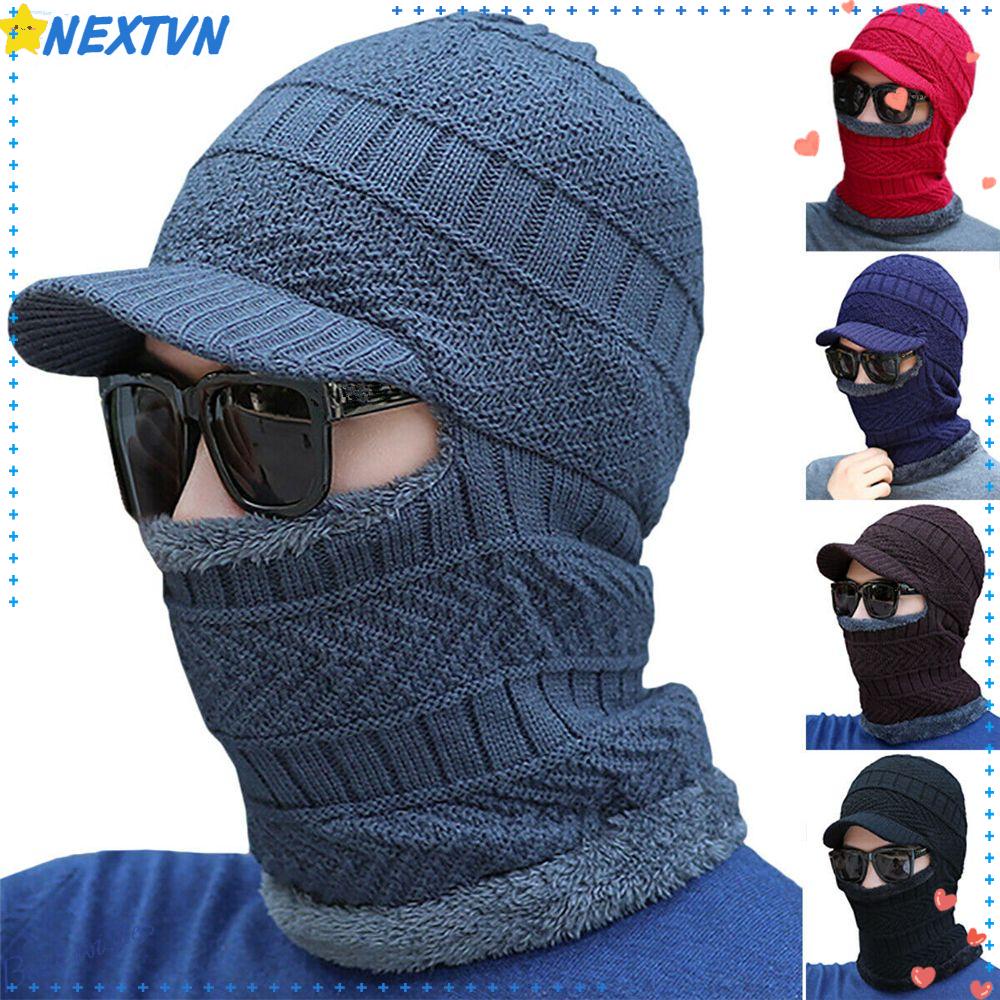 Mũ Len Trùm Đầu Giữ Ấm Thời Trang Cho Nam Nữ