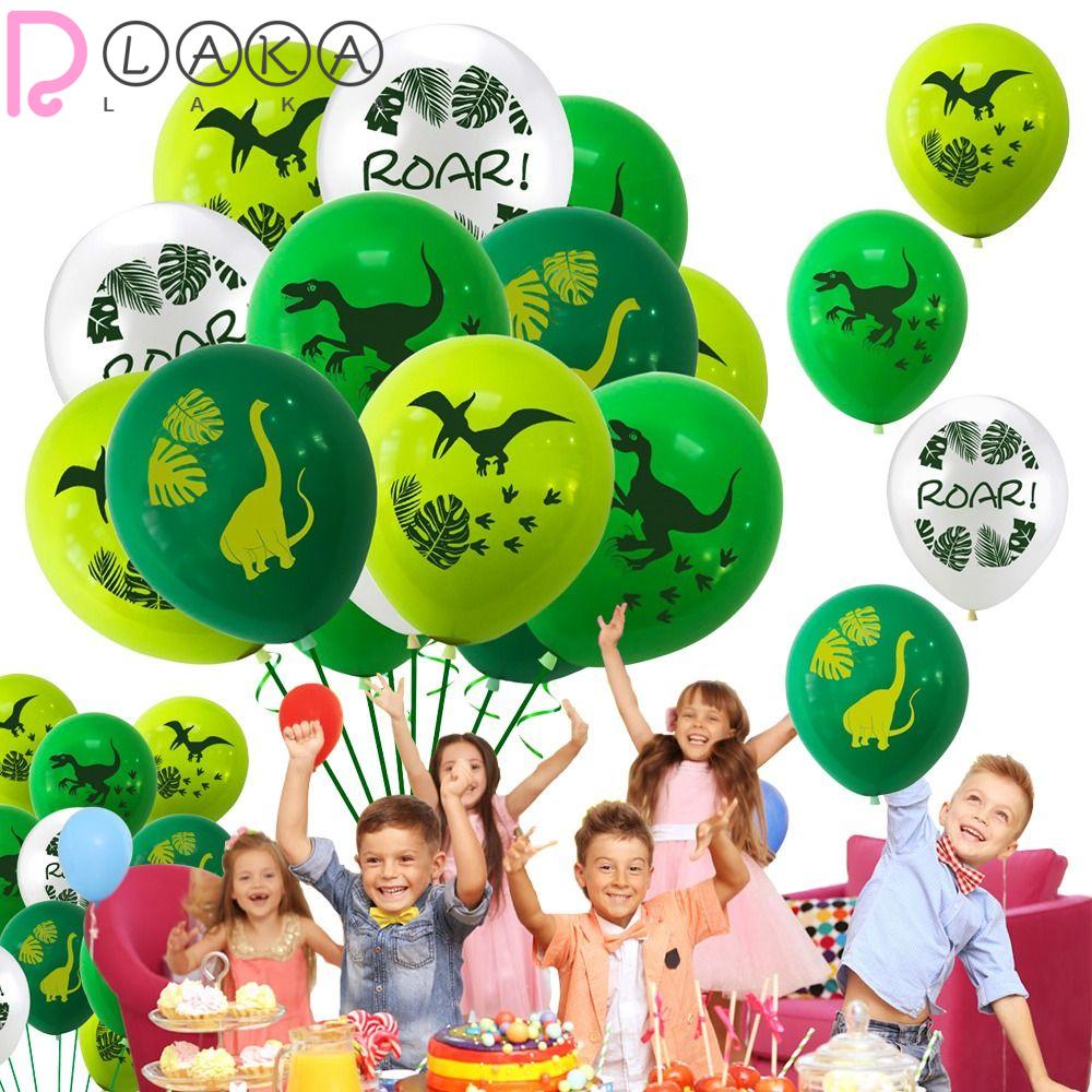 Set 24 Bong Bóng Khủng Long 12 inch Trang Trí Tiệc Sinh Nhật