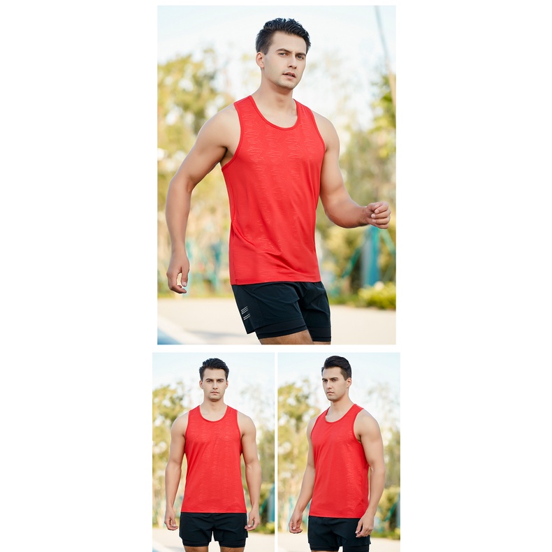 Áo Ba Lỗ Thể Thao Màu Sắc Thời Trang Mùa Hè Thoáng Khí Nhanh Khô Cho Nam