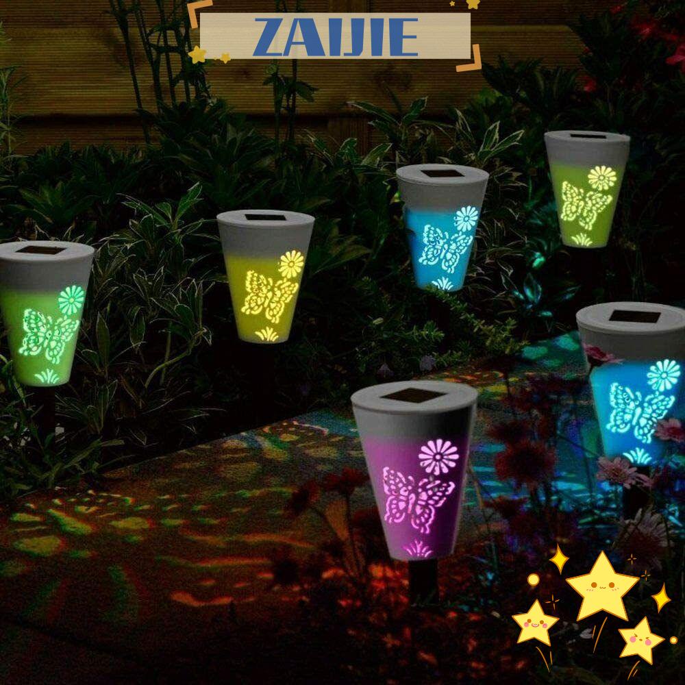 3 Đèn Zaijie 24 Bóng Dùng Trang Trí Lối Đi Sân Vườn Tiện Dụng