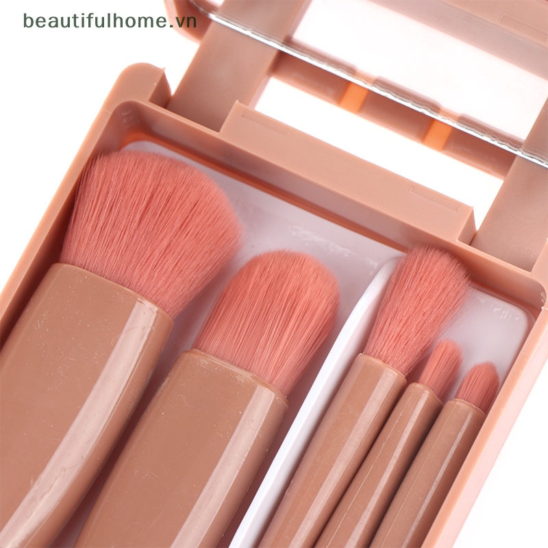 Set 5 Cọ Trang Điểm Mini Đa Năng Tiện Dụng