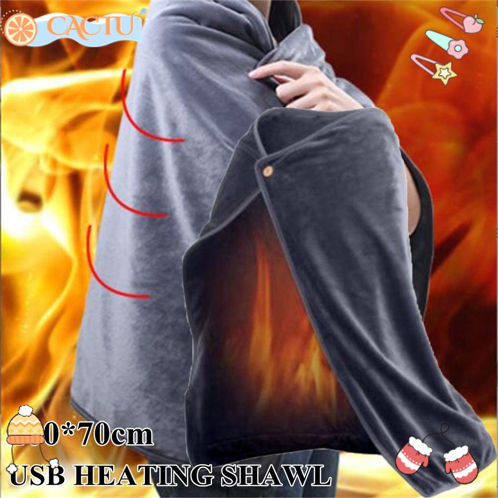 Khăn Choàng Sưởi Ấm USB Kích Thước 100x70cm Thời Trang Thu Đông