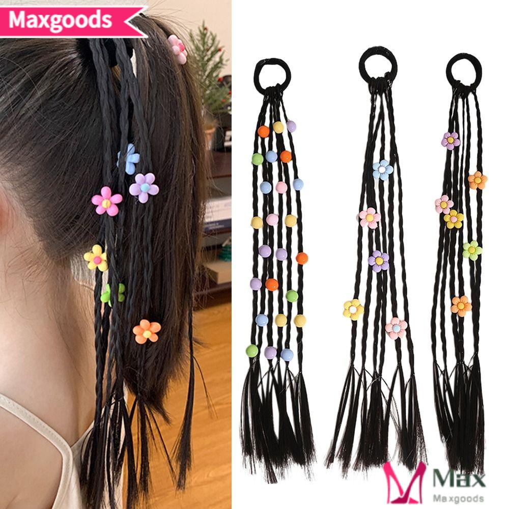 Dây Buộc Tóc Đuôi Ngựa Bằng Cao Su Nhiều Màu Sắc Dành Cho Trẻ Em