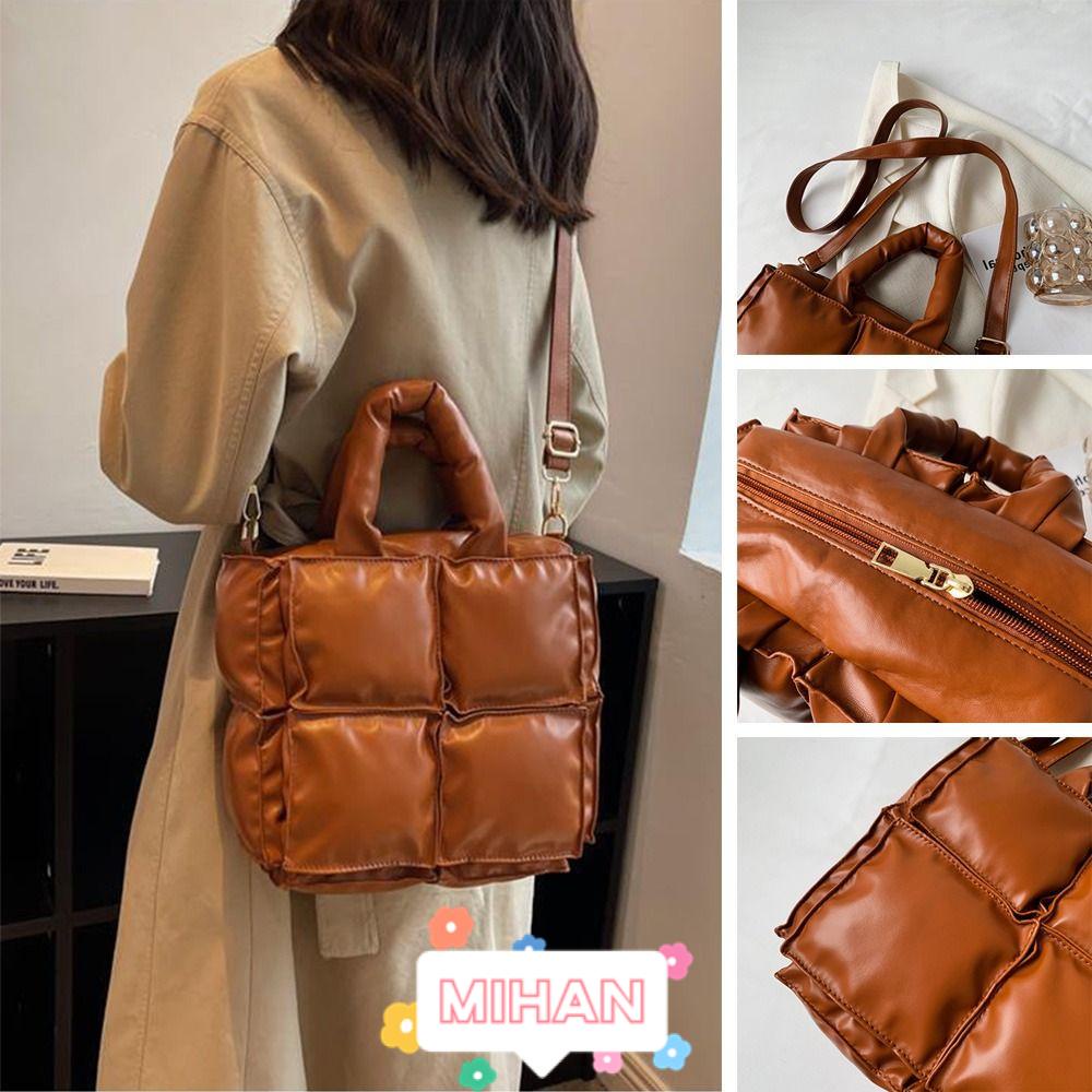 Túi Xách Đeo Vai Bằng Lông Nhung Mềm Mại Phong Cách Retro MIHAN1