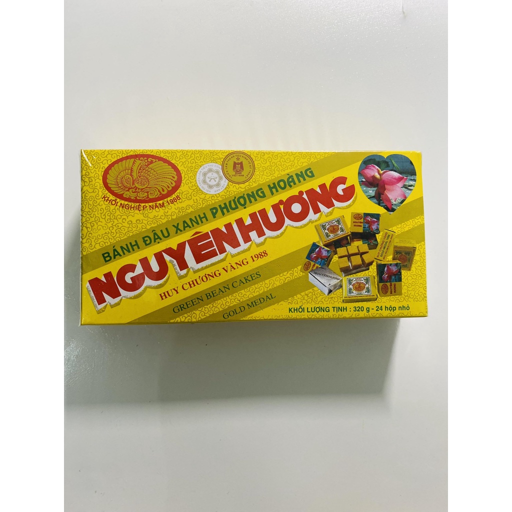 Bánh Đậu Xanh Nguyên Hương Hộp 320g