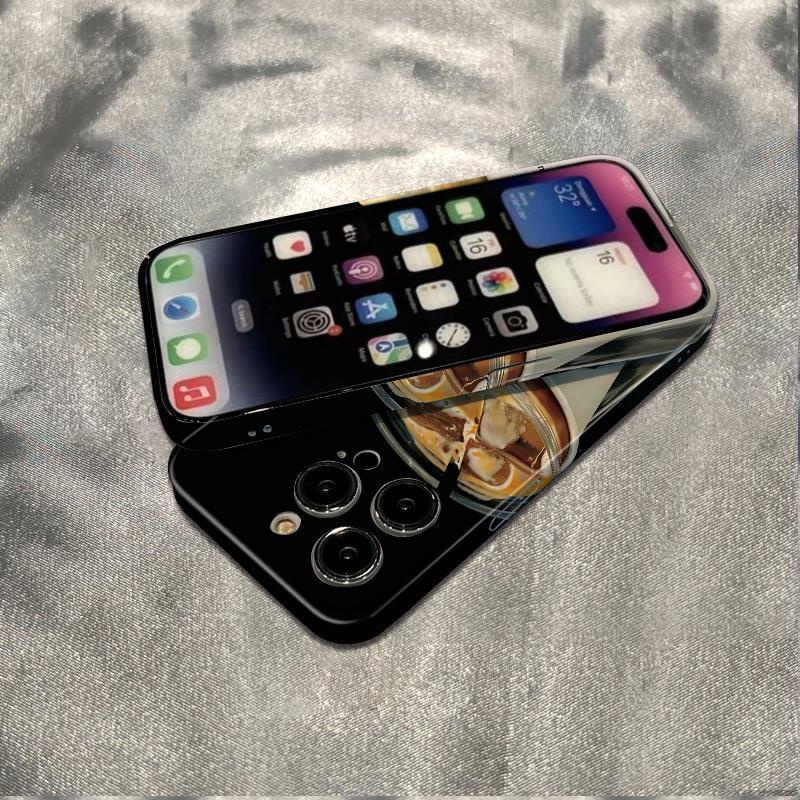 Ốp Điện Thoại Cao Cấp Chống Sốc Màu Cà Phê 6In Cho Iphone 6In121114Ốp Điện Thoại Thiết Kế Đơn Giản Thời Trang Cho Pro78 Simple plus13 Utt 13