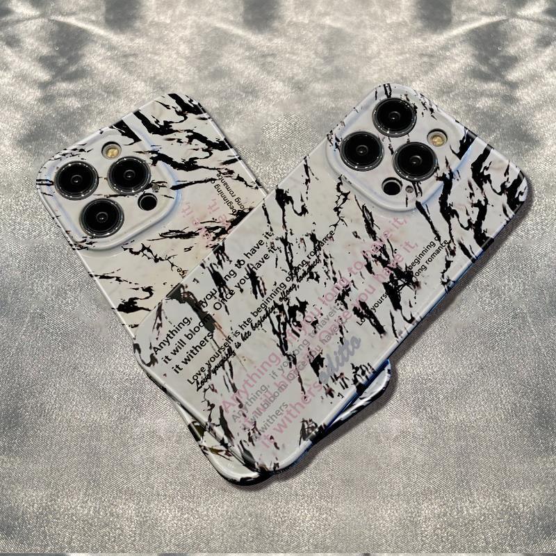 Ốp Điện Thoại Họa Tiết Vân Đá Chống Sốc / Bụi Bẩn Cho Iphone12116In 14pro78max plus13 XHE1