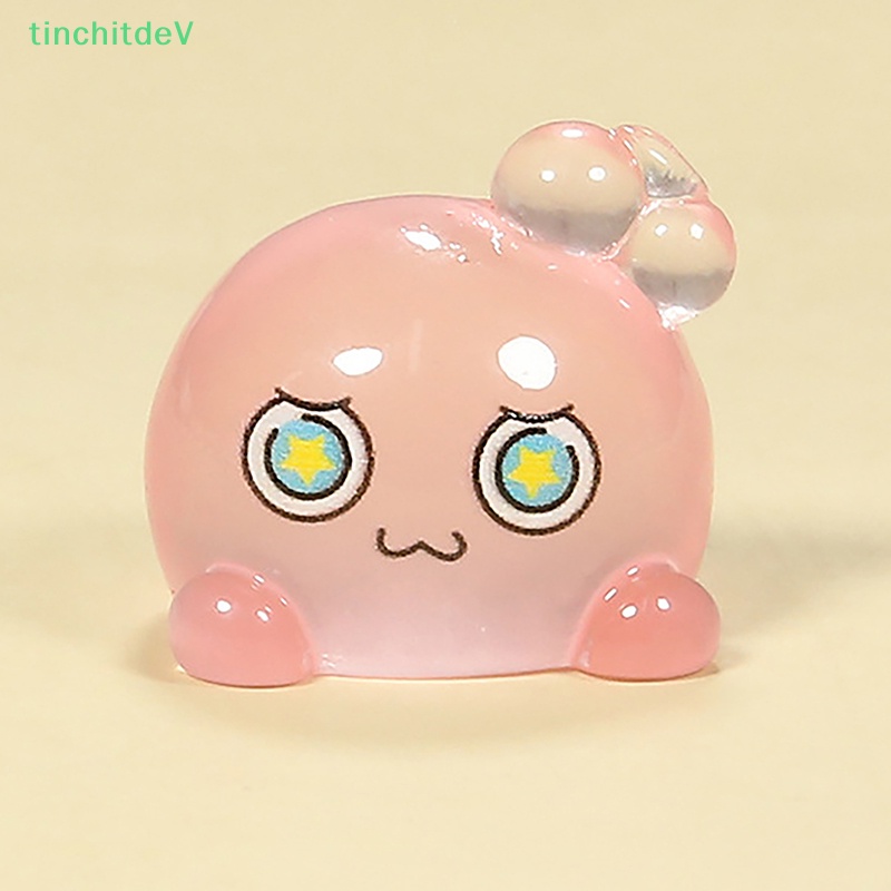[TinchitdeV] Bộ 2 Đèn Nhựa Resin Mini Phát Quang Kirby Với Biểu Tượng Cảm Xúc Cho Bảng Điều Khiển Xe Hơi Ngẫu Nhiên