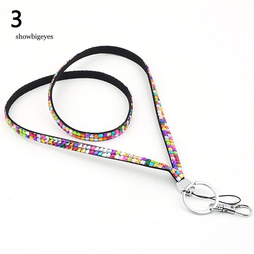 Sges Vòng Đỡ Điện Thoại / Chìa Khóa / Thẻ ID Đính Đá Lấp Lánh Sang Trọng