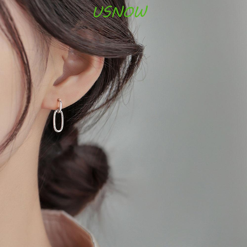 Bông Tai Hình Tròn Đơn Giản Thời Trang Dành Cho Nữ