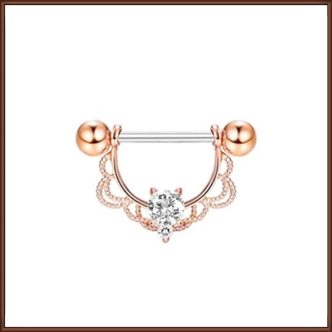 Khuyên Xỏ Cơ Thể Bằng Thép Không Gỉ Hình Chữ U Thời Trang Dành Cho Nữ