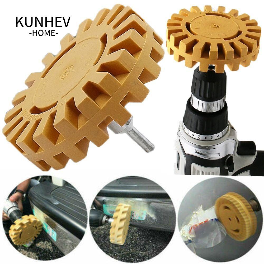 KUNHEV Bánh Xe Cao Su Siêu Bền Tháo Gỡ Sơn Xe Hơi Tiện Dụng