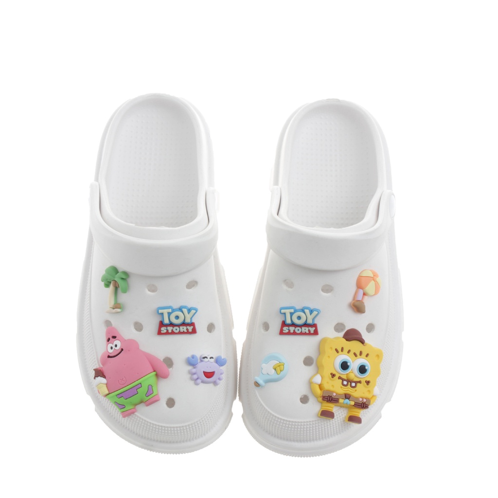 FEIJIANU dép Cross dép sandal nữ giày đi biển đáng yêu thoải mái 202371410