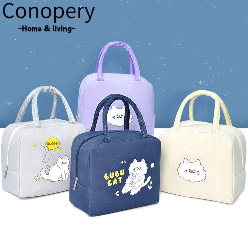 CONOPERY Túi Giữ Nhiệt Họa Tiết Hoạt Hình Dễ Thương Cho Bé