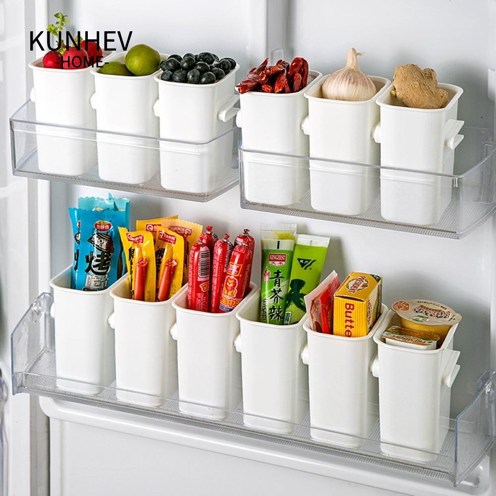 KUNHEV Hộp Đựng Gia Vị / Trái Cây / Thực Phẩm Đa Năng Tiện Dụng Cho Tủ Lạnh