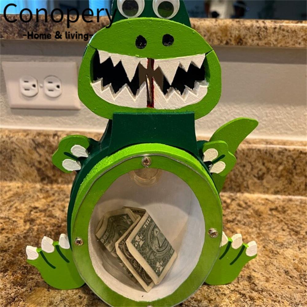 CONOPERY Đồ trang trí Khủng Long Mini Để Bàn Trang Trí