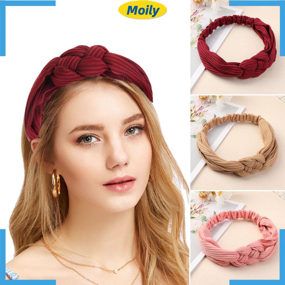 Băng Đô Thể Thao Dệt Kim Co Giãn Thời Trang