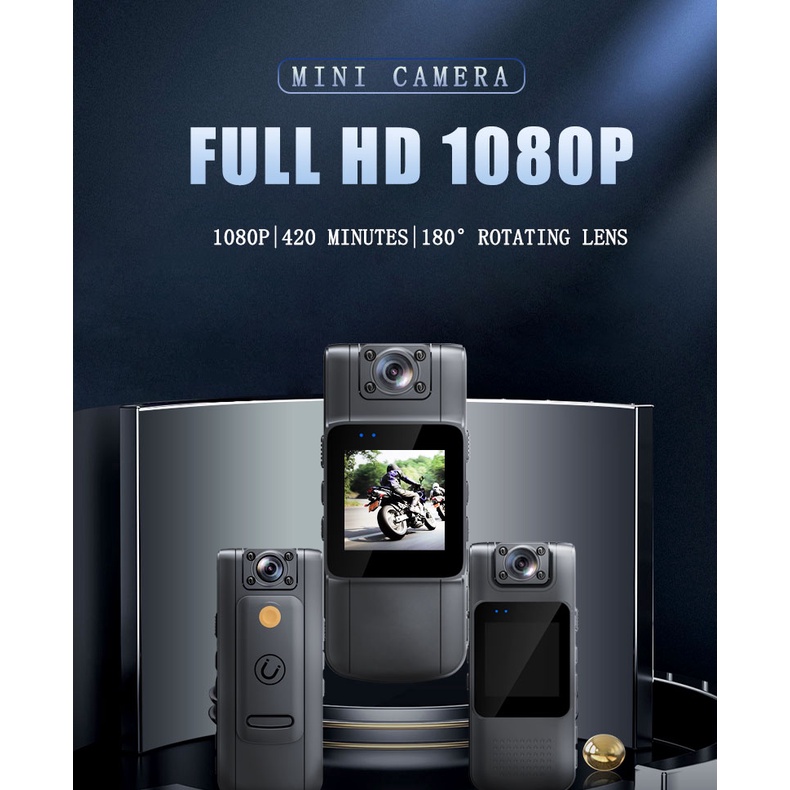 Camera mini 4k hd wifi máy ghi video kỹ thuật số có thể đeo được body sport cam hồng ngoại tầm nhìn ban đêm cảnh sát cam nhỏ mini magnetic cam