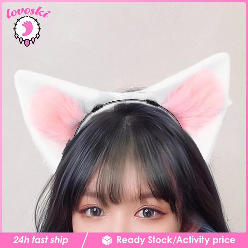 Băng Đô Tai Mèo Hóa Trang Nhân Vật Anime Đáng Yêu