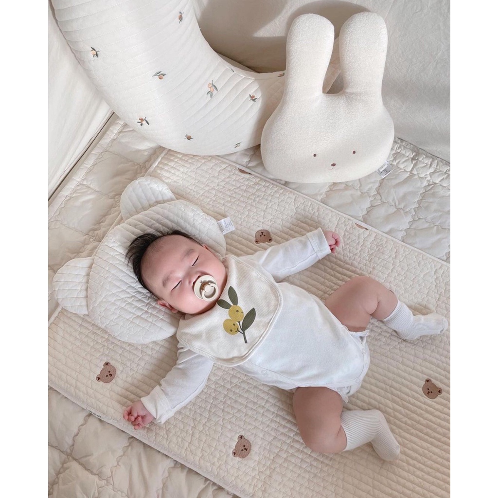 Thảm Tập Bò Thêu Họa Tiết Xinh Xắn Dành Cho Các Bé