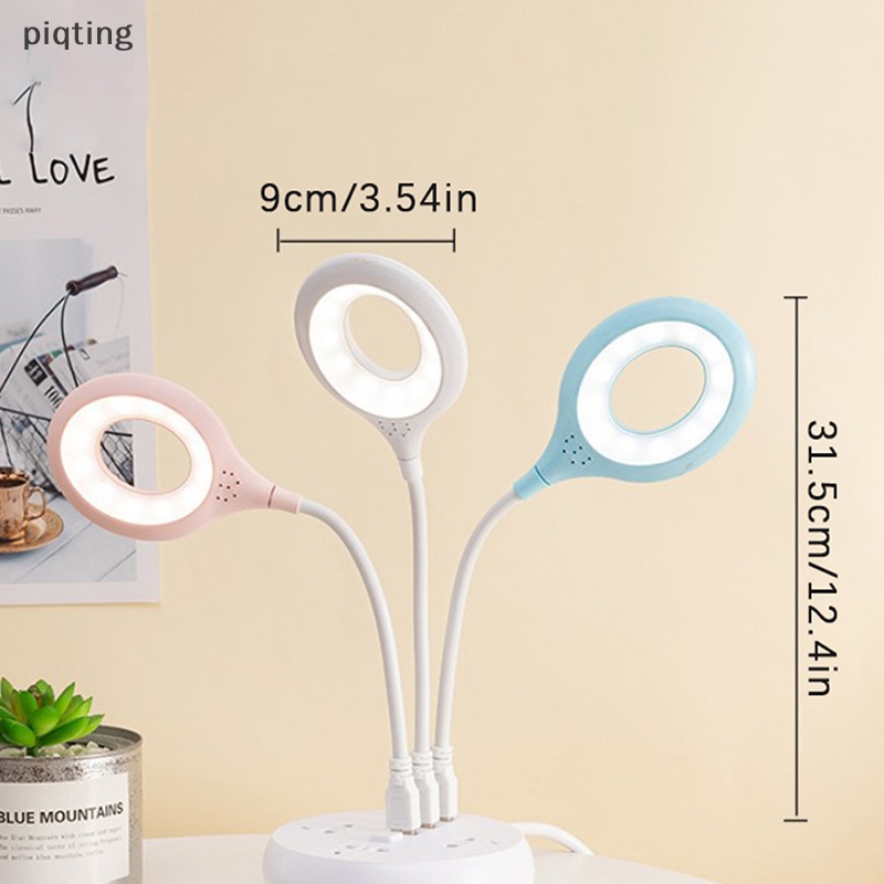 Đèn LED Để Bàn Piqt Có Cổng Sạc USB