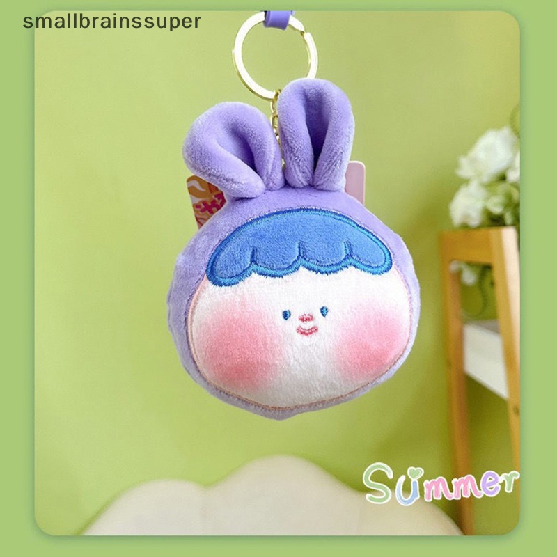 Móc Khóa Hình Trái Cây Hoạt Hình Nhồi Bông Đáng Yêu