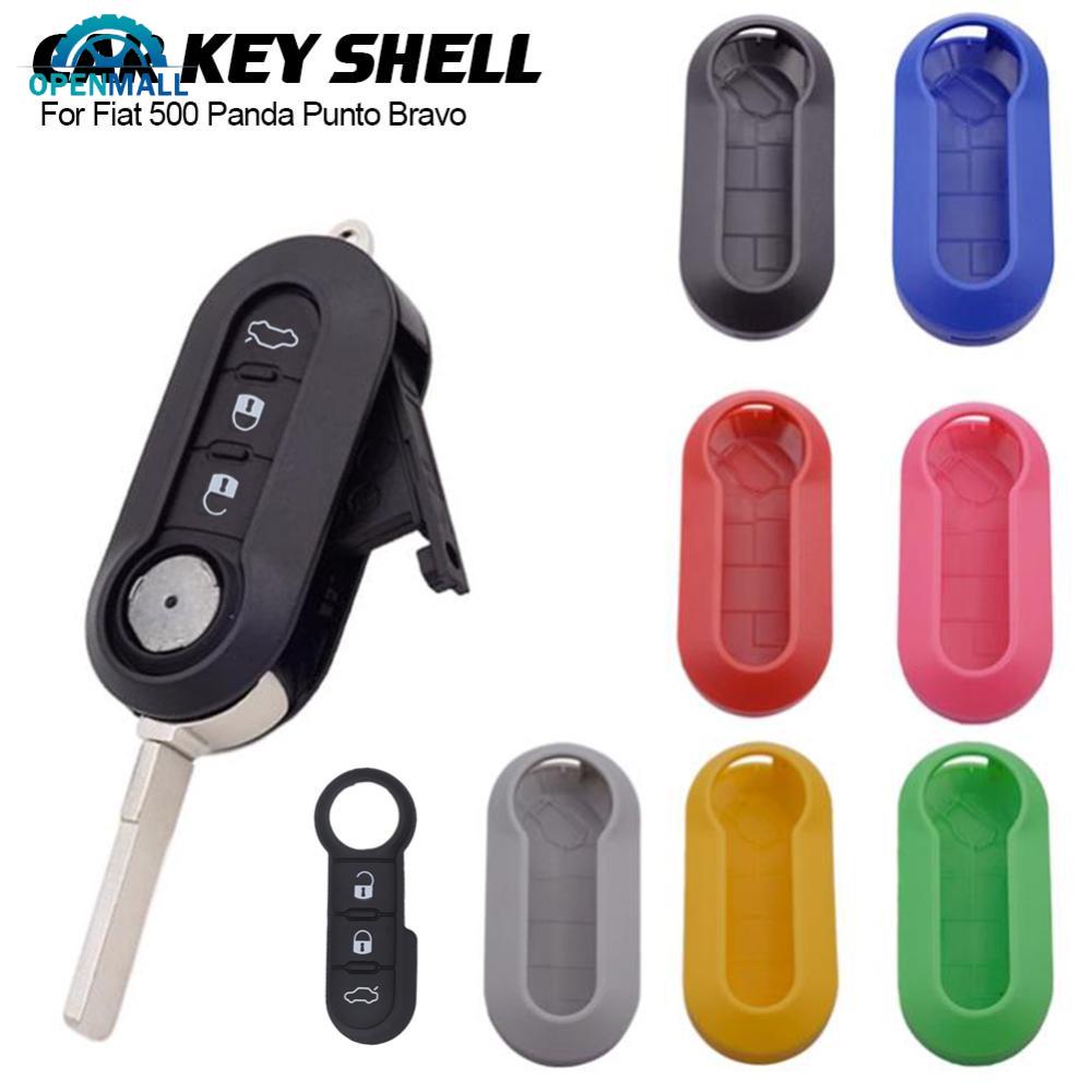 Bộ 3 Vỏ Bọc Chìa Khóa Điều Khiển Từ Xa 3 Nút Cho Fiat 500 Panda Punto Bravo B9Q4
