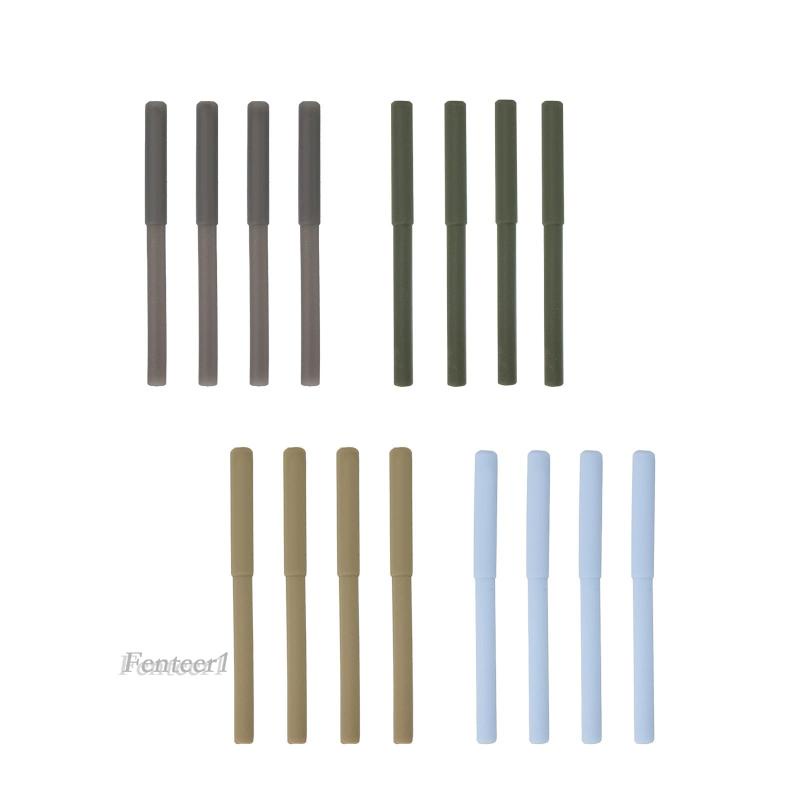 1 [Fenteer1] 4 Ống Silicone Dẻo Cắm Trại Leo Núi BBQ