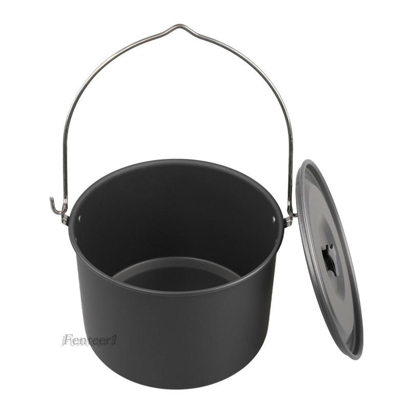 [Fenteer1] Nồi Nấu Ăn Nấu Ăn Dung Tích Lớn Dùng Khi Đi Cắm Trại / Leo Nú