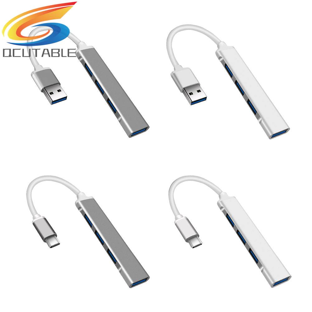 Hub Chia 4 Cổng USB 3.0 Type-C 5 Gbps Cho Máy Tính