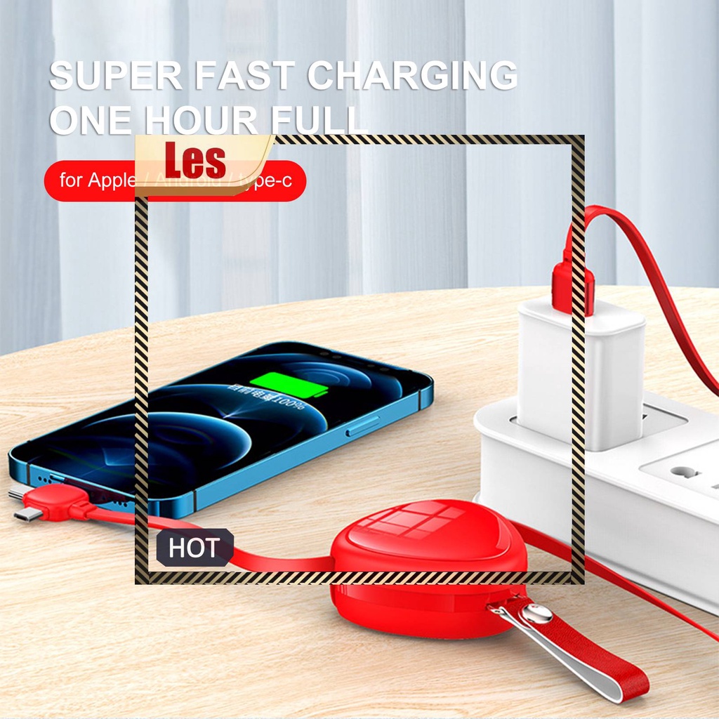 Cáp SạC Nhanh USB 3 Trong 1-4FT