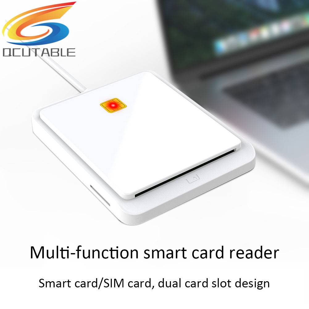 Đầu Đọc Thẻ Thông Minh USB 2.0 Cho Dac IC ID Bank SIM Card Windows 7 8 10 Vista