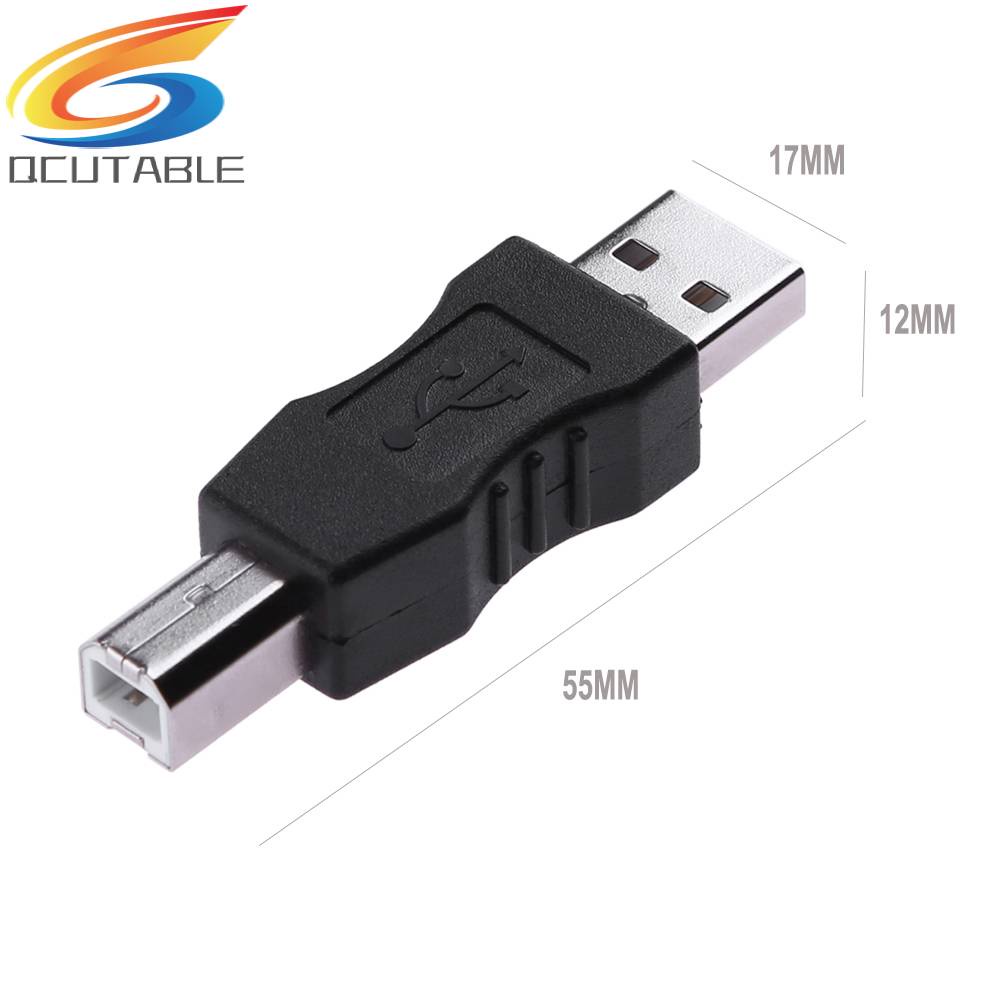 Đầu Nối Chuyển Đổi USB Type A Đực Sang USB Type B Đực Cho PC