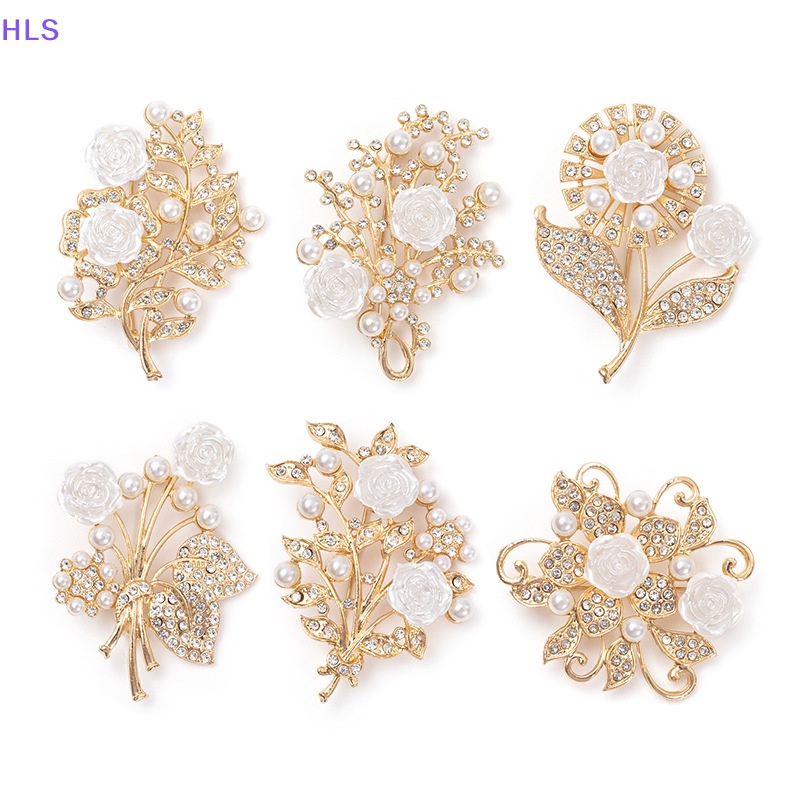 Ghim Cài Áo Hình Hoa Đính Ngọc Trai Chống Ánh Sáng Thời Trang Cho Nữ
