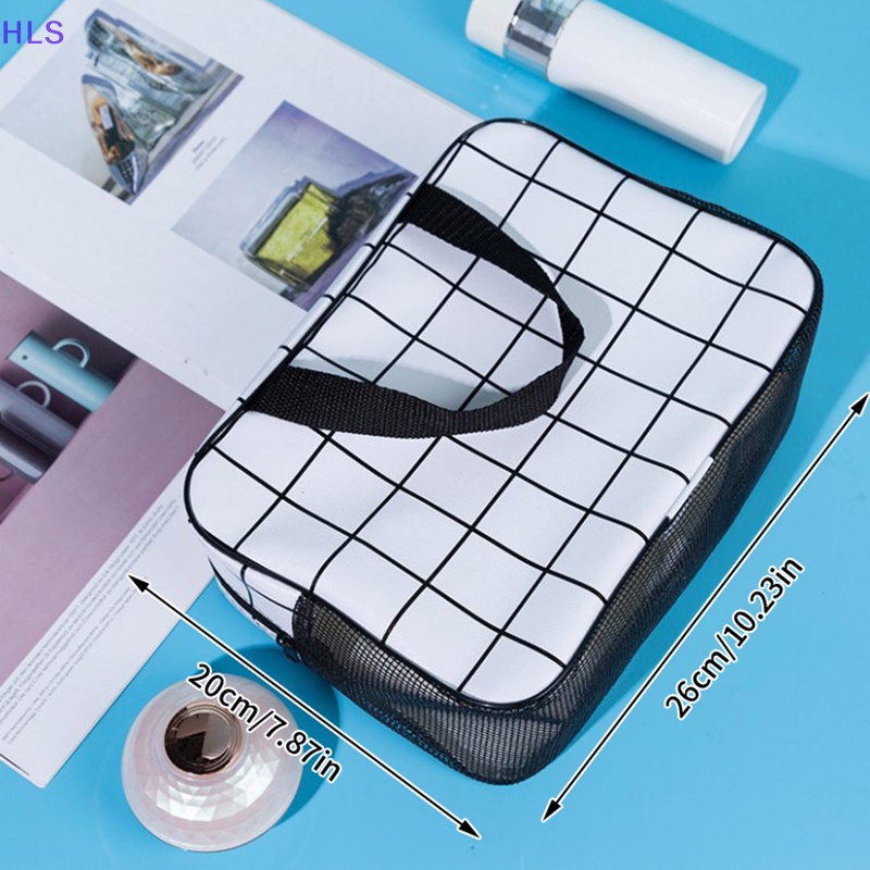 [HLS] Túi Tote Đựng Mỹ Phẩm / Đồ Vệ Sinh Cá Nhân Du Lịch Thời Trang Có Móc Treo Phòng Tắm Cho Nữ