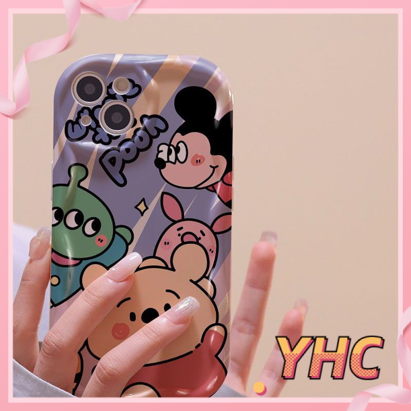 Ốp Lưng iPhone  Hoạt hình gấu Pooh, chó Pacha, chống chấn động, camera bảo vệ viền sóng 3D, silicon Cho Iphone 6 / 6S / 6splus / se / 7 / 7plus / 8 / 8plus / X / xs / xsmax / 11 / 12 / 13 / 14 / Plus / pro max-228